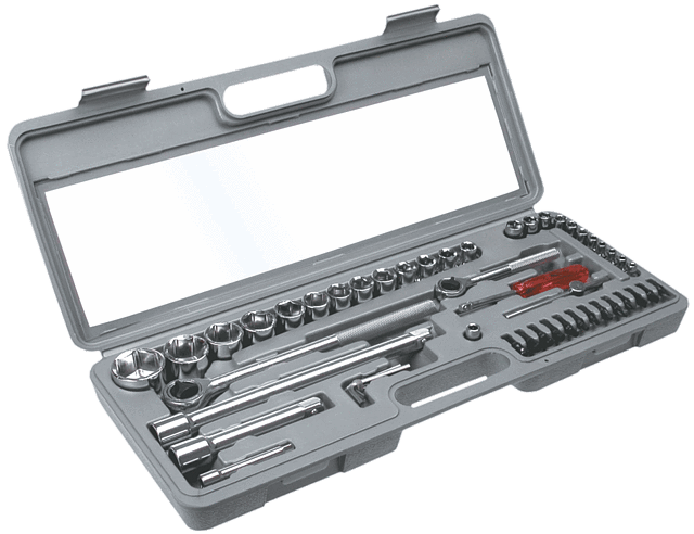 TRUSA TUBULARA TOP TOOLS  4-32 mm,  52piese